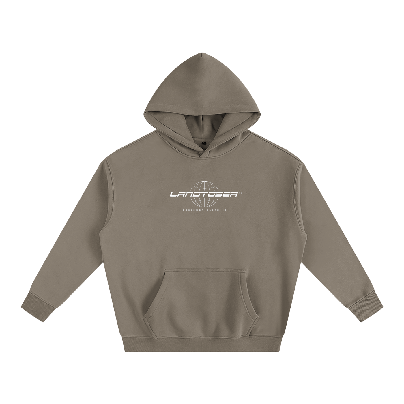 LANDTOSEA global hoodie white font v2