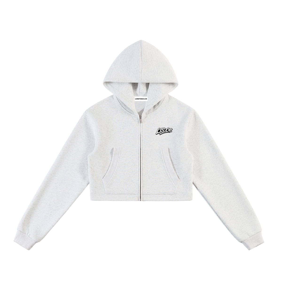 LTS Cropped Zip-Up Hoodie woman's