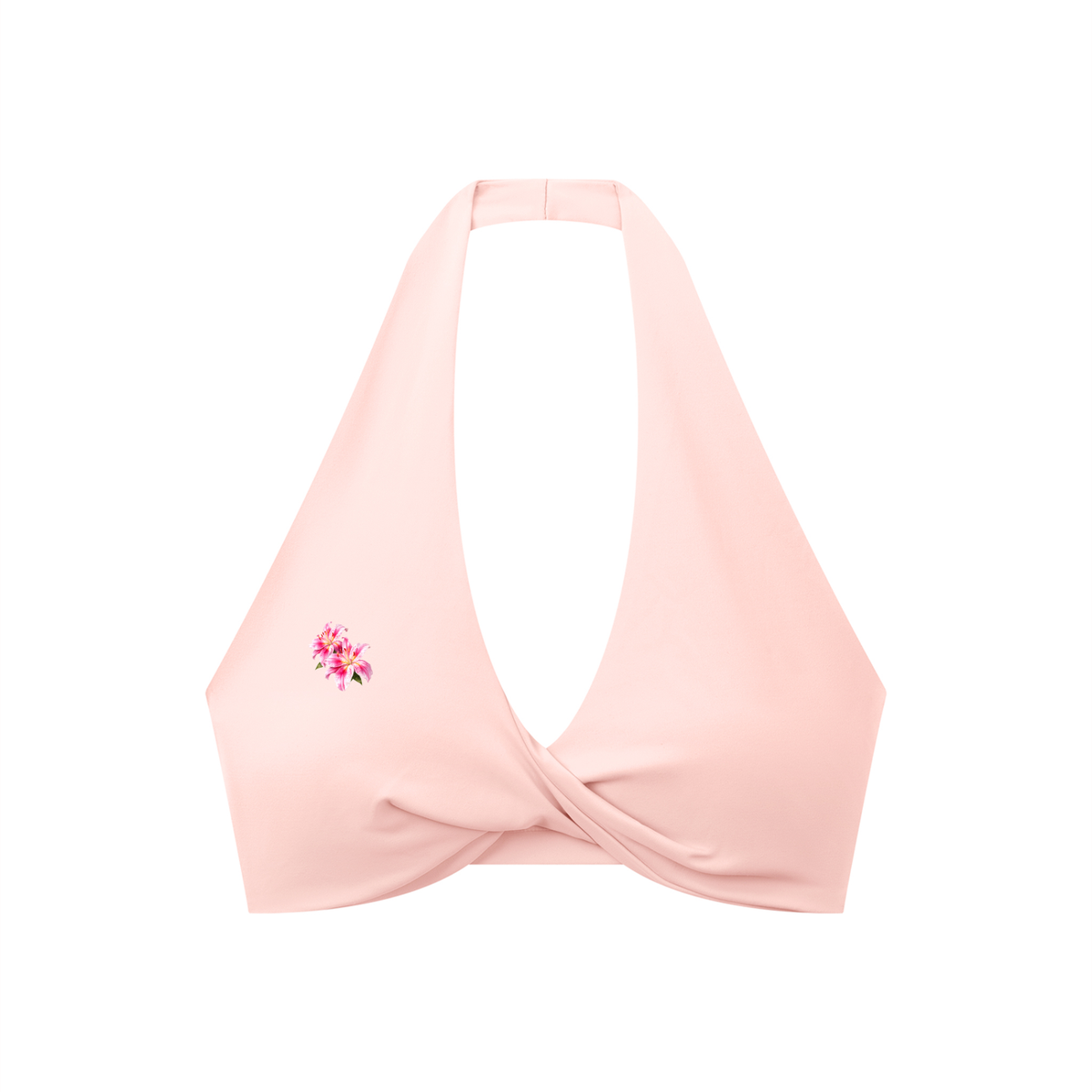 LTS Women's Pleated Halter gym/Sports Bra