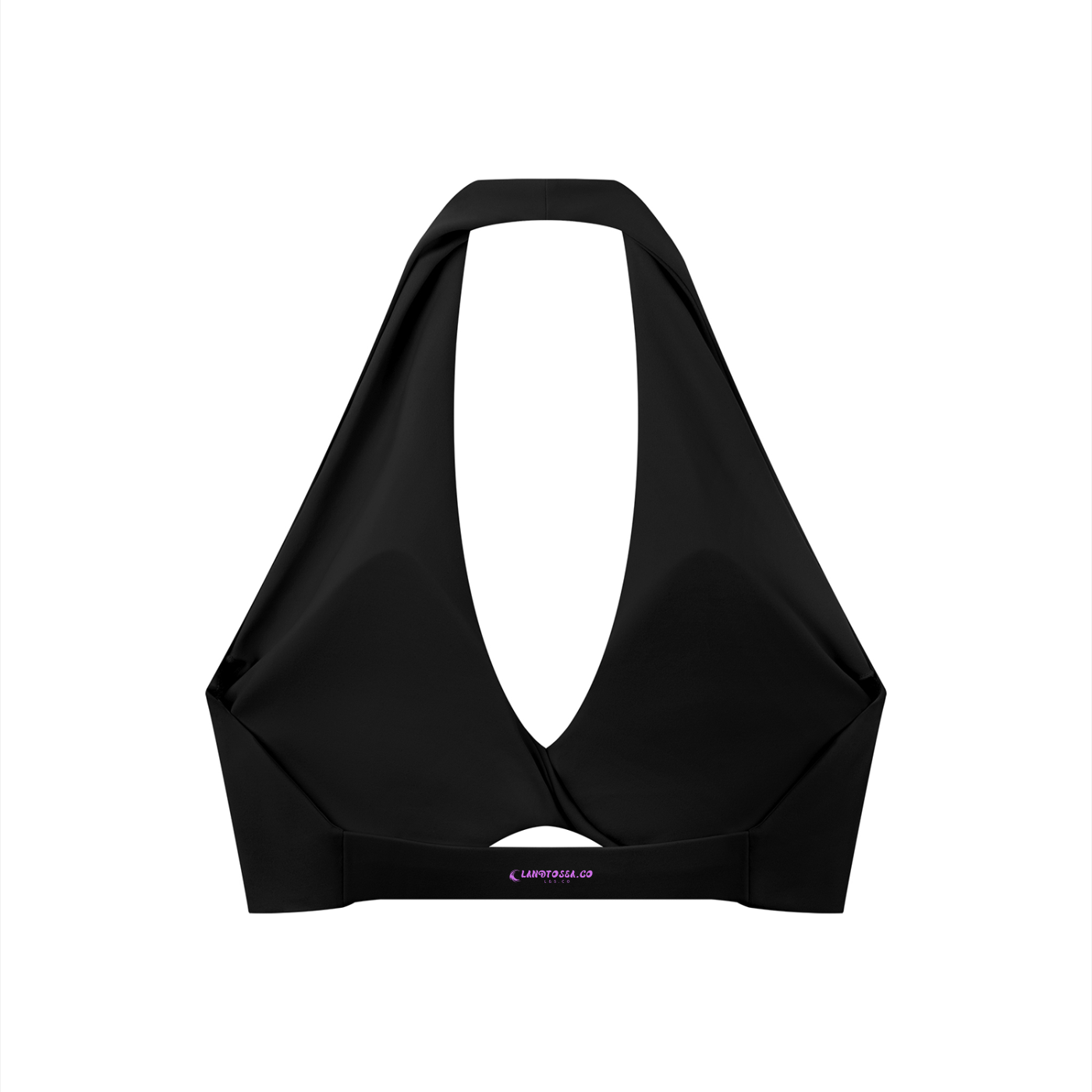 LTS Women's Pleated Halter gym/Sports Bra