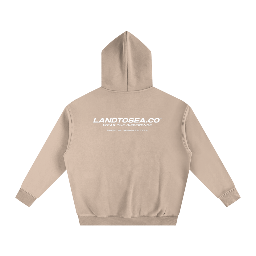 LANDTOSEA global hoodie white font v2