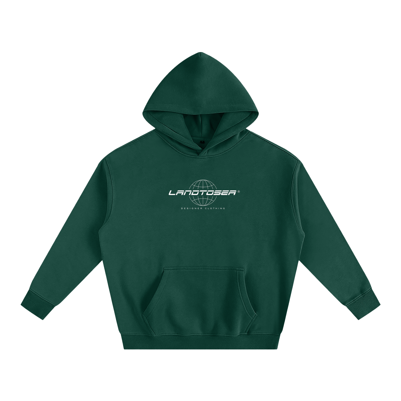 LANDTOSEA global hoodie white font v2