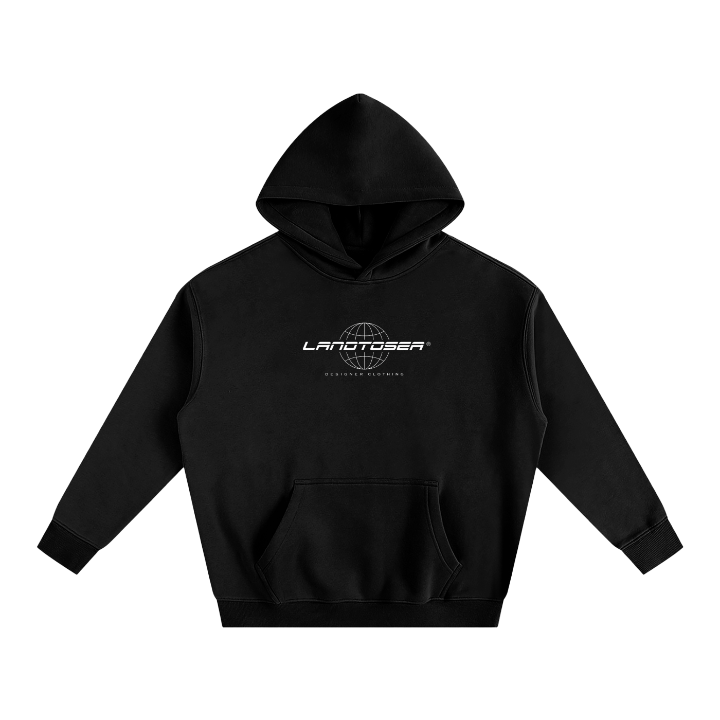 LANDTOSEA global hoodie white font v2