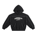 LANDTOSEA zipless stiched hoodie