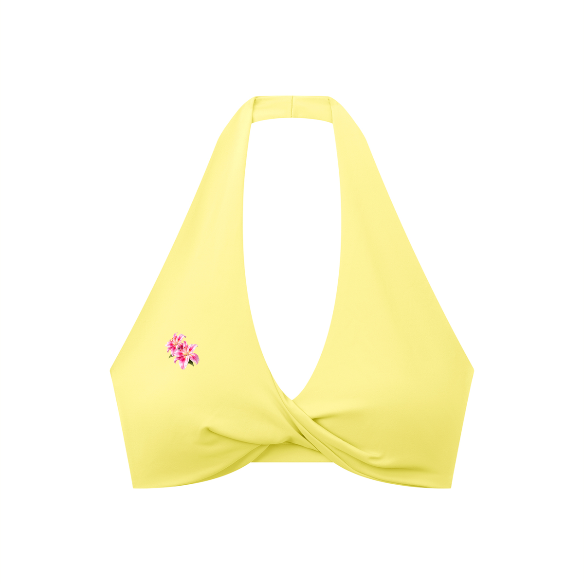 LTS Women's Pleated Halter gym/Sports Bra
