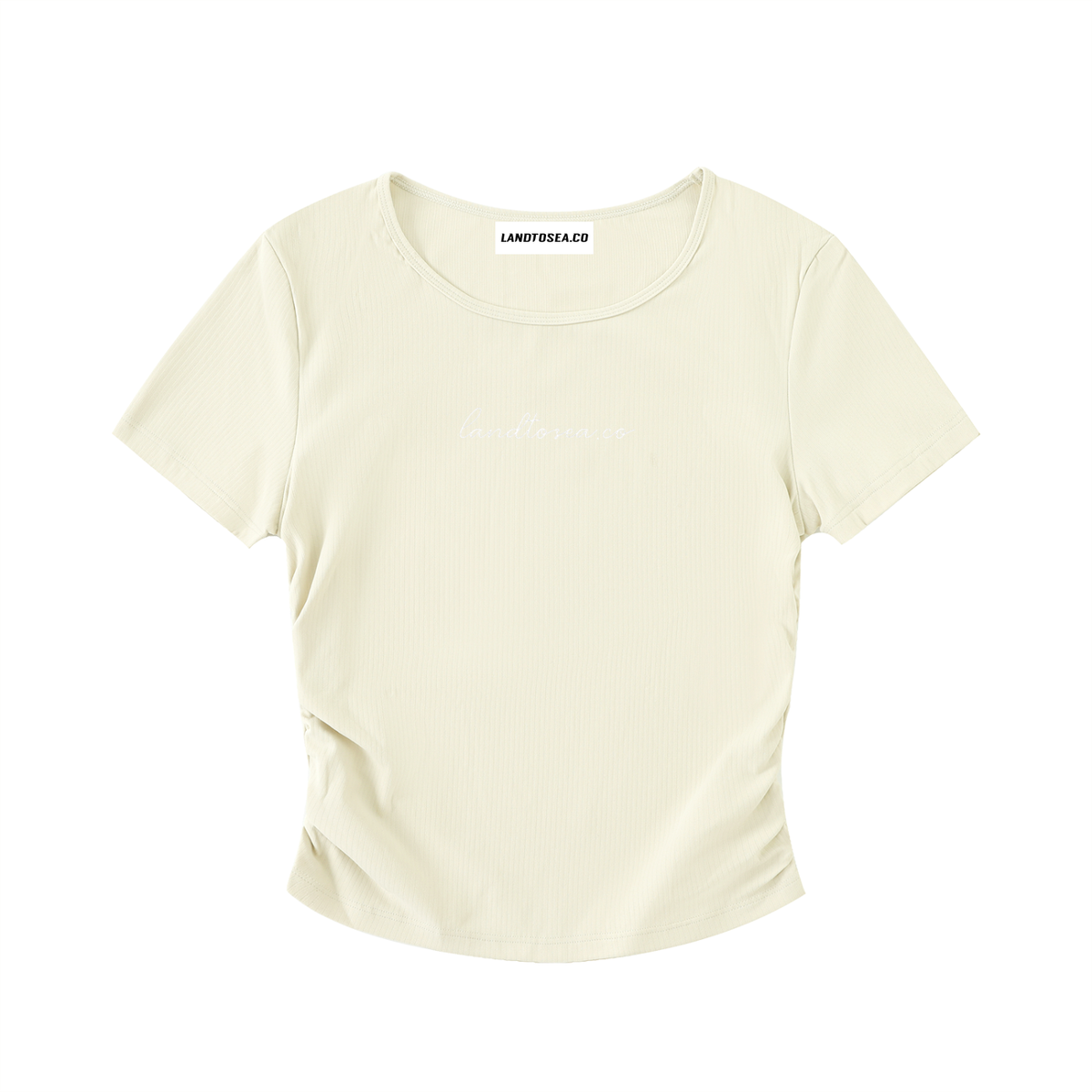 LTS Ruched Bodycon Crop Top
