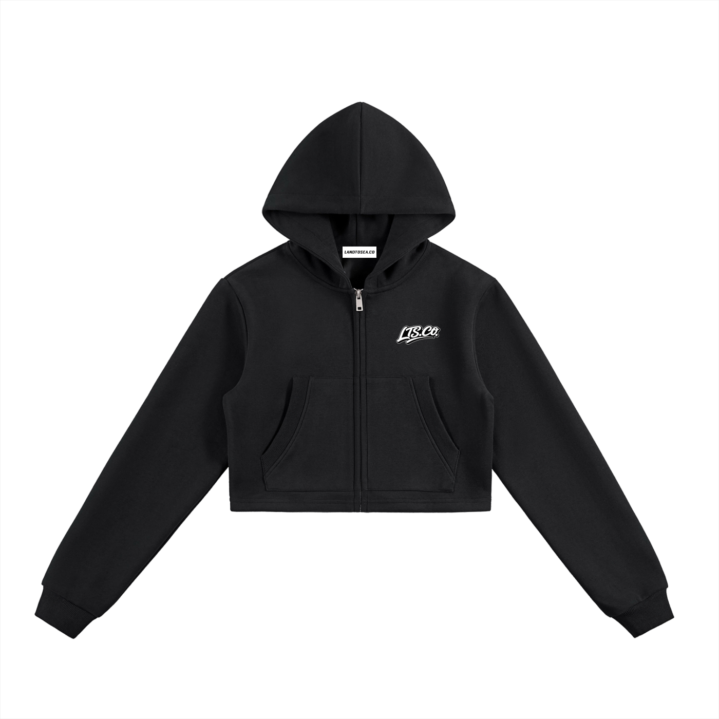 LTS Cropped Zip-Up Hoodie woman's