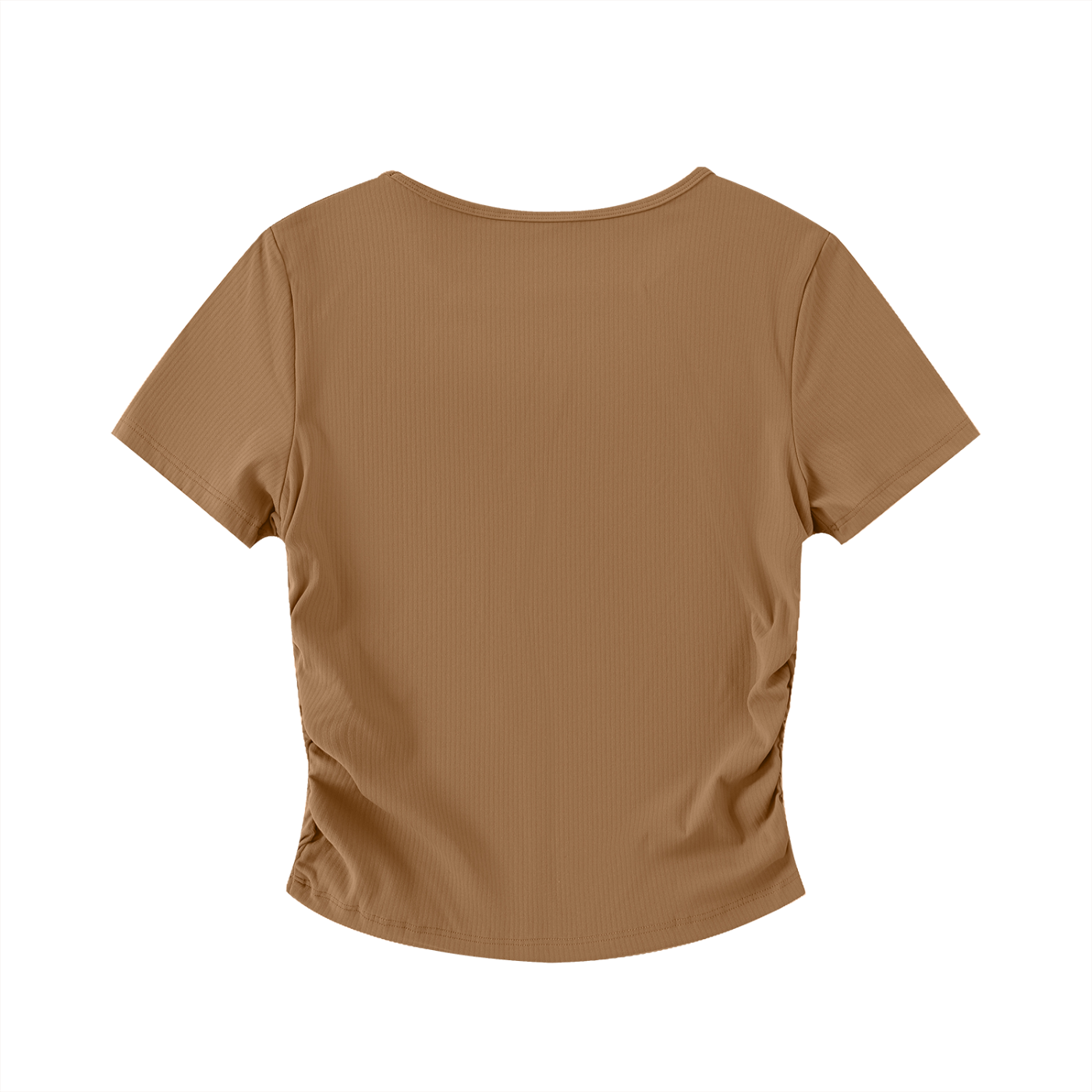 LTS Ruched Bodycon Crop Top
