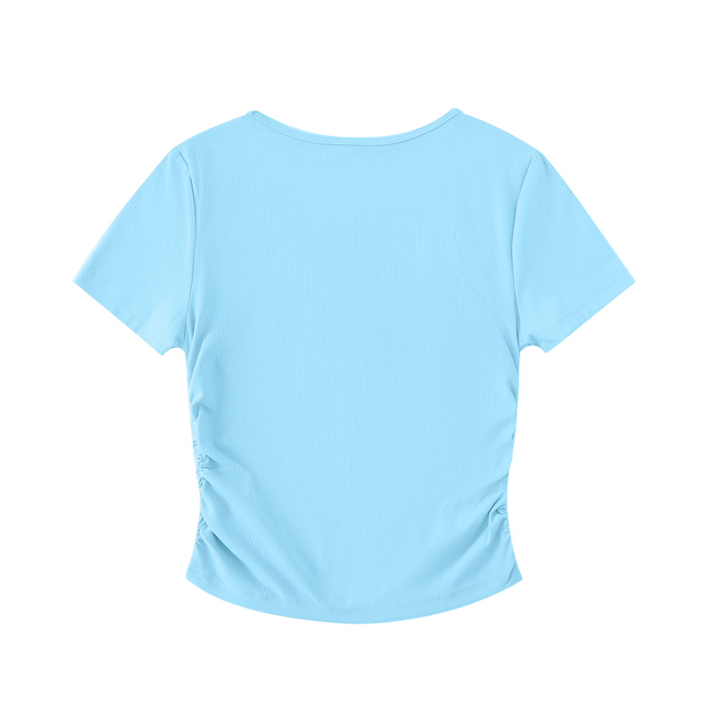 LTS Ruched Bodycon Crop Top