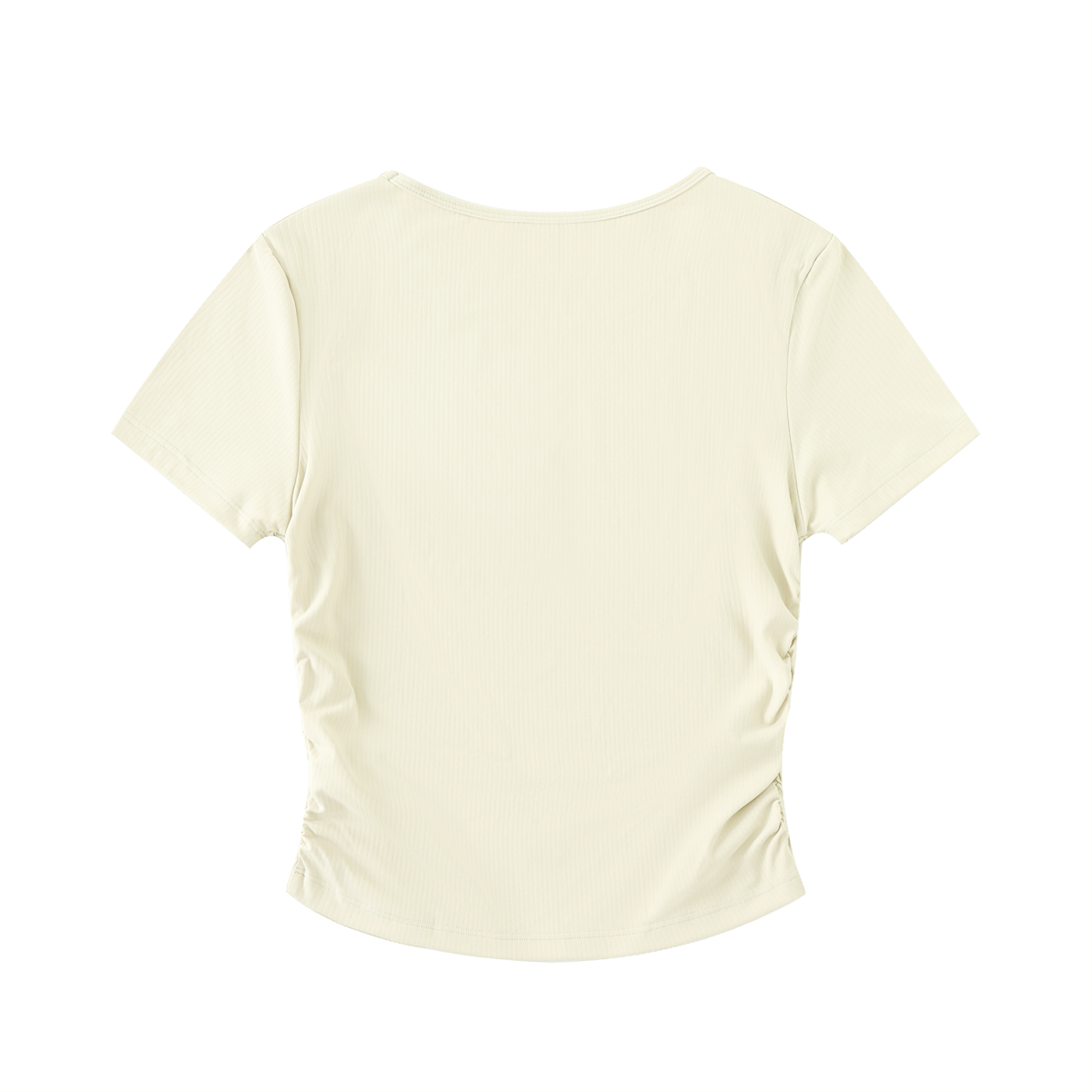 LTS Ruched Bodycon Crop Top
