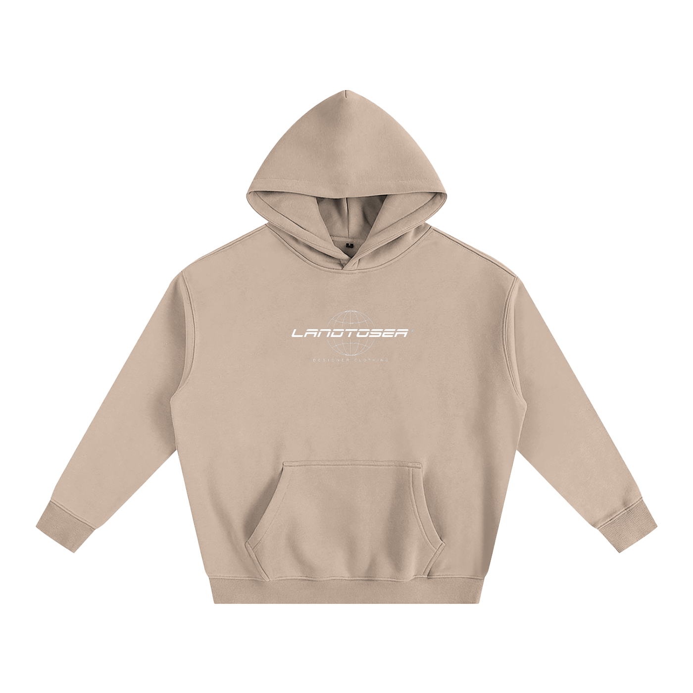 LANDTOSEA global hoodie white font v2
