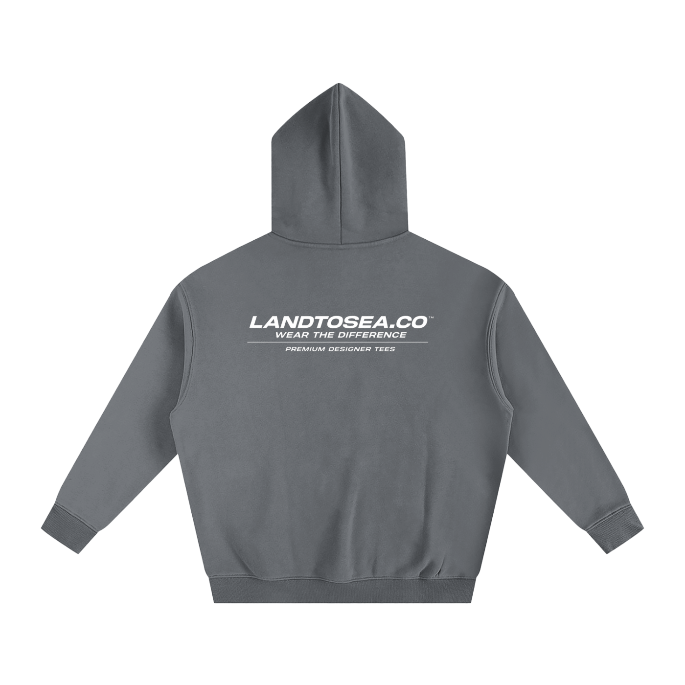 LANDTOSEA global hoodie white font v2