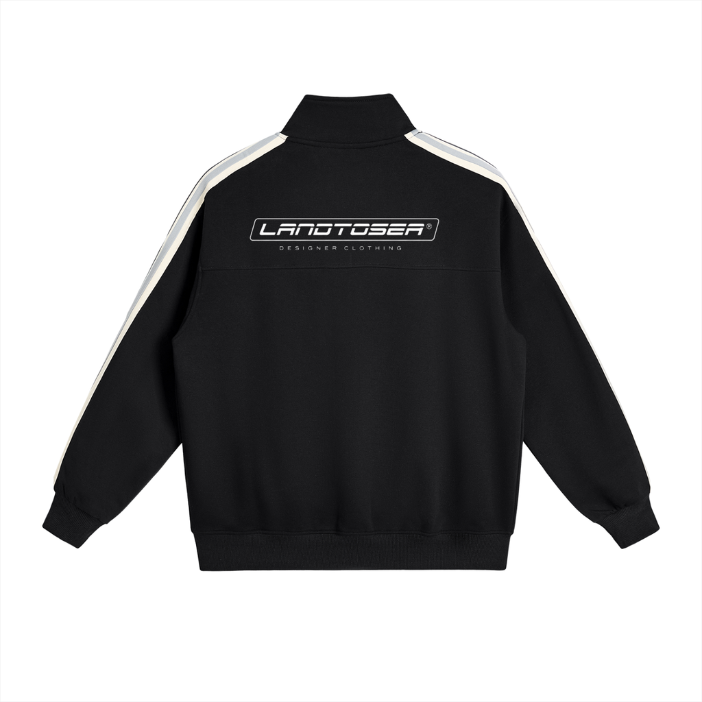 DESIGNER zip up crew
