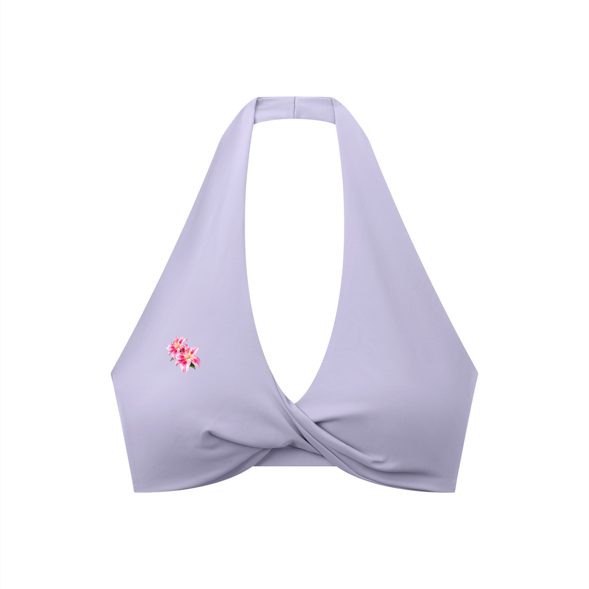 LTS Women's Pleated Halter gym/Sports Bra