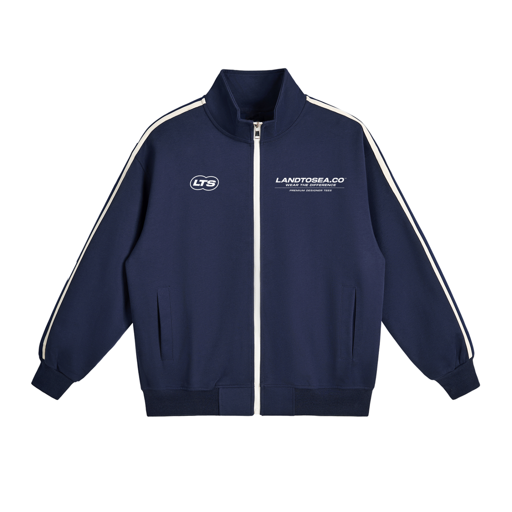 DESIGNER zip up crew