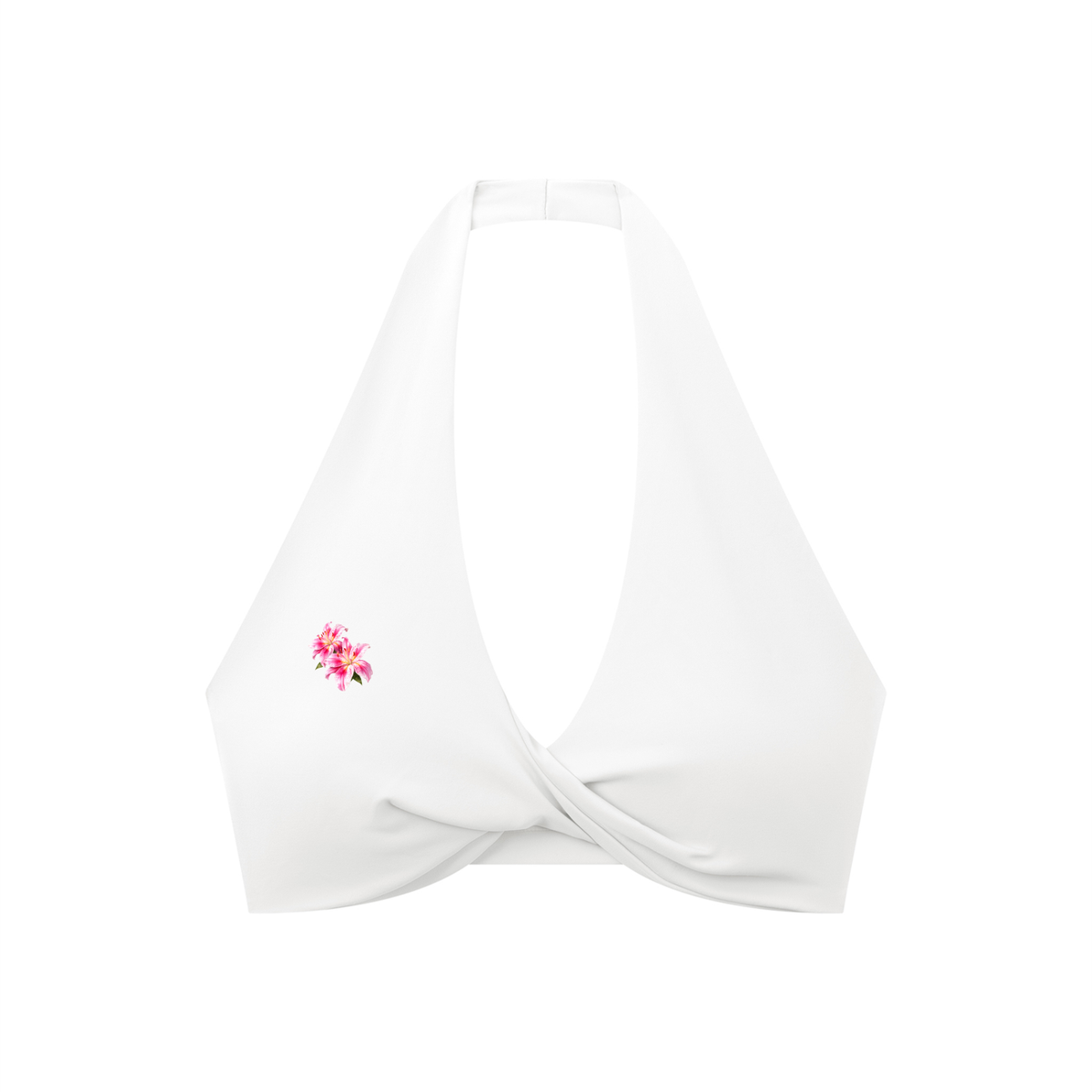 LTS Women's Pleated Halter gym/Sports Bra
