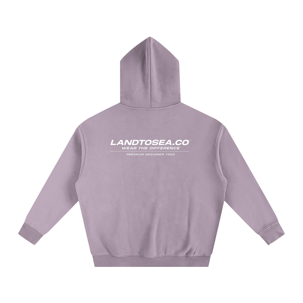LANDTOSEA global hoodie white font v2