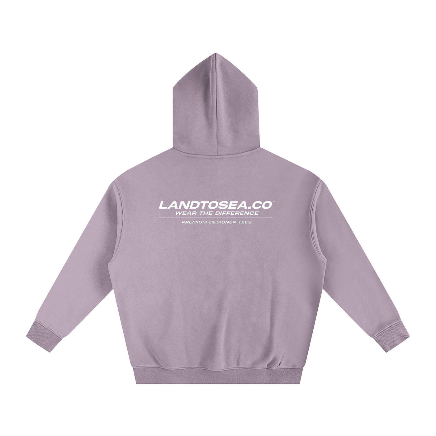 LANDTOSEA global hoodie white font v2