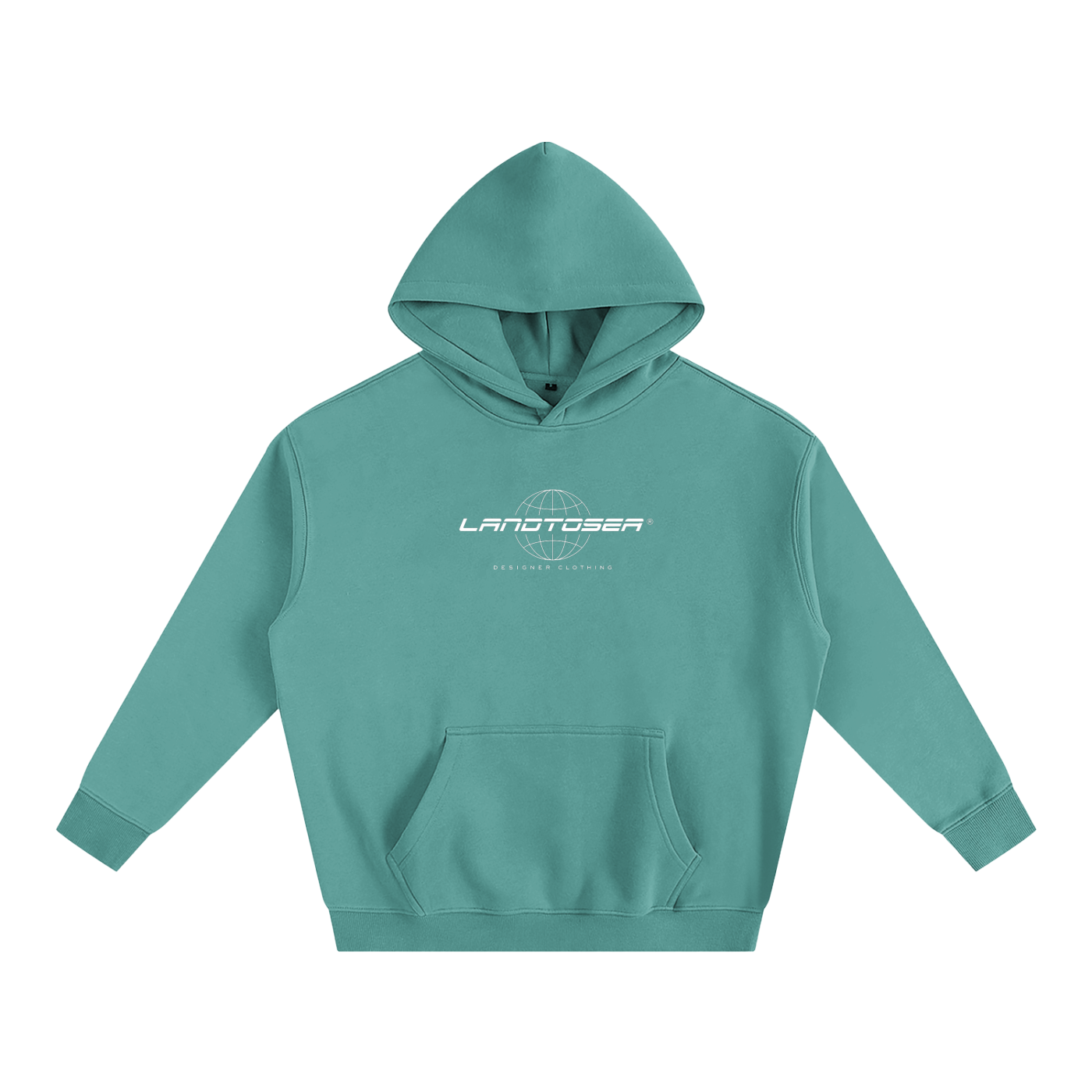 LANDTOSEA global hoodie white font v2