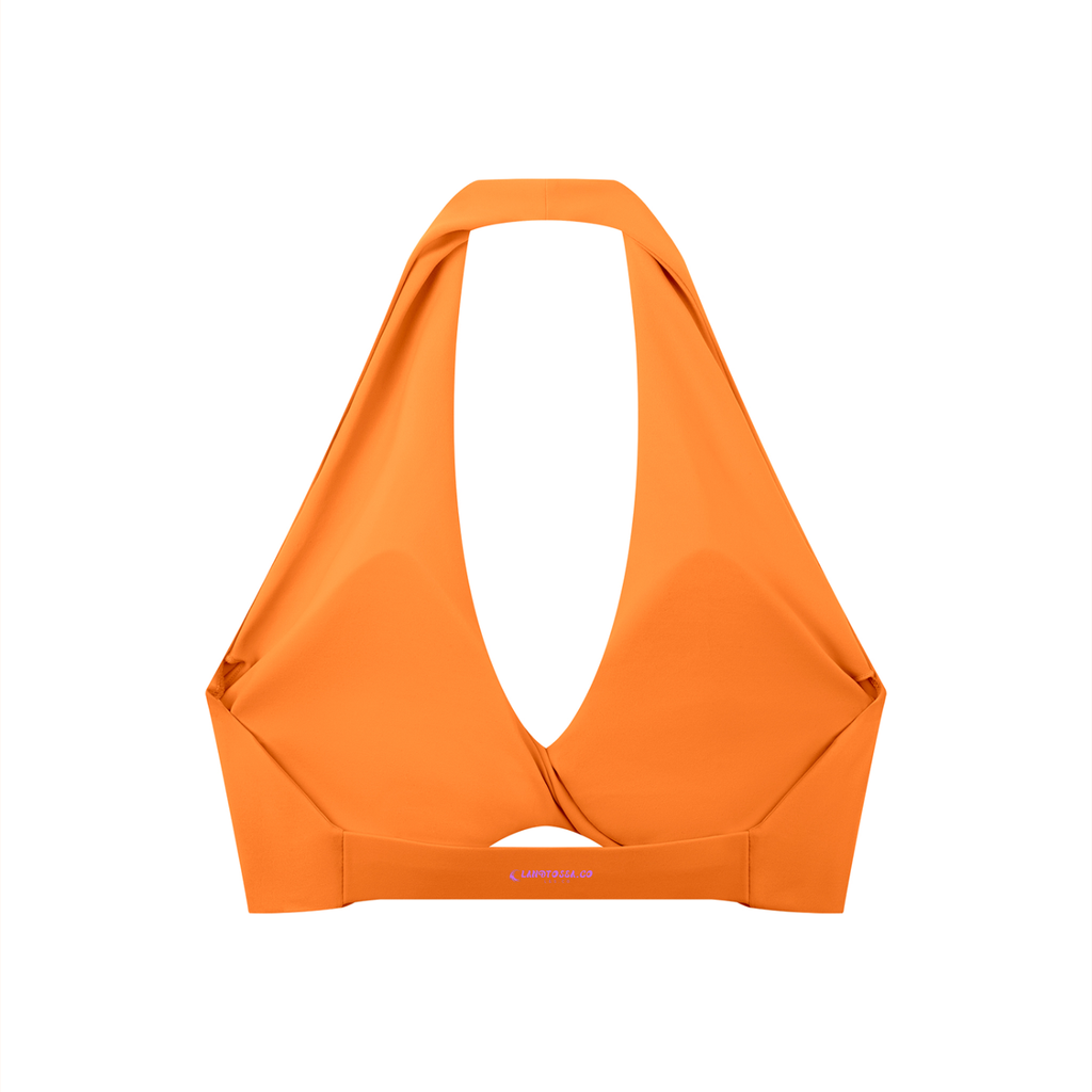 LTS Women's Pleated Halter gym/Sports Bra