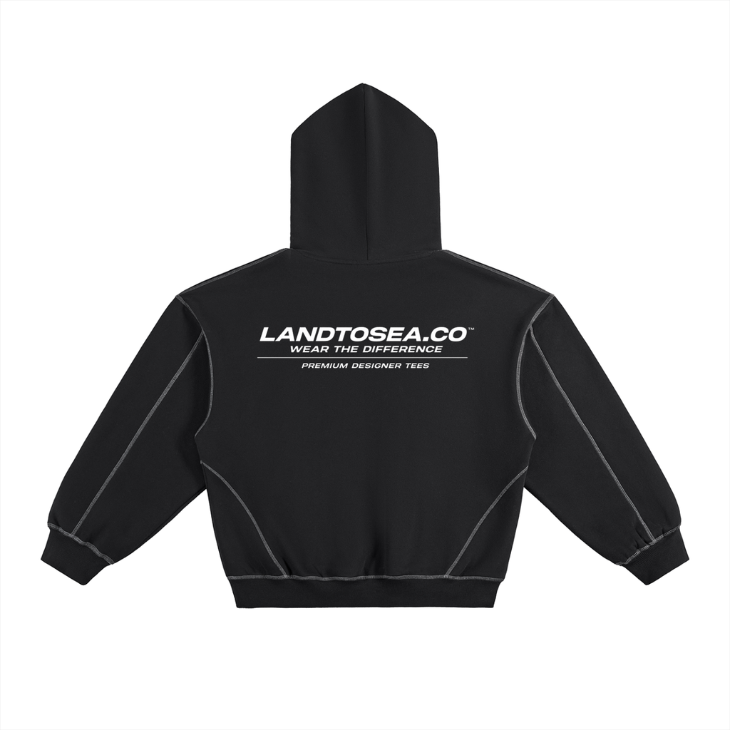 LANDTOSEA designer Stitched Hoodie