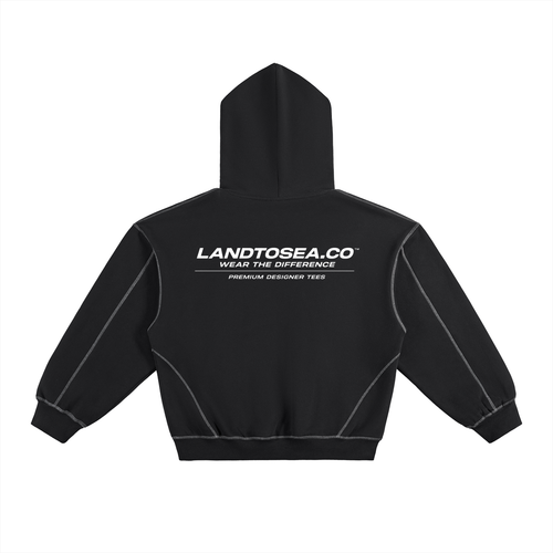 LANDTOSEA designer Stitched Hoodie