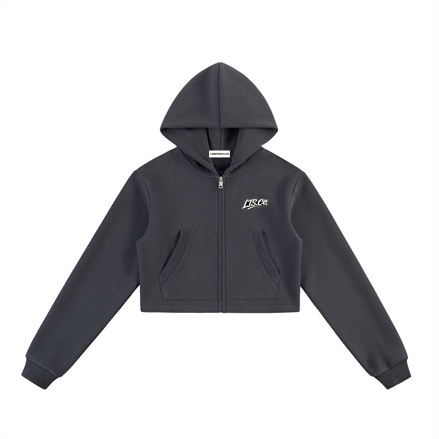 LTS Cropped Zip-Up Hoodie woman's